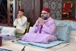 Image du Maroc Professionnelle de  Sa Majesté le Roi Mohammed VI, Amir Al Mouminine, préside à Casablanca la septième causerie religieuse du mois sacré de Ramadan 1440", le 27 Mai 2019 (Photo/ SPPR) via Jalilbounhar.com 